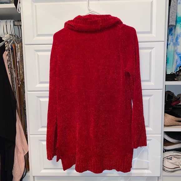 Red Soft Sweater - Picture 3 of 4